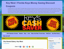 Tablet Screenshot of keyscashsaver.com